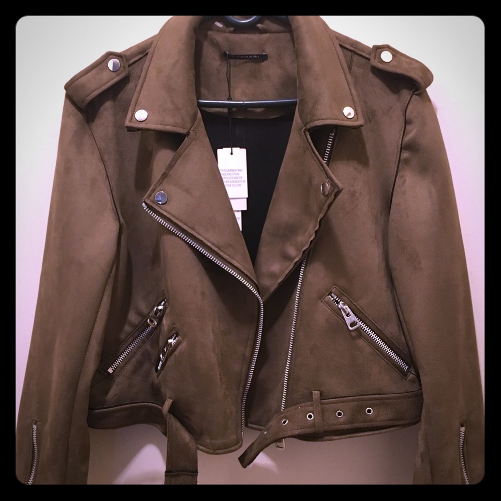 Suede military jacket